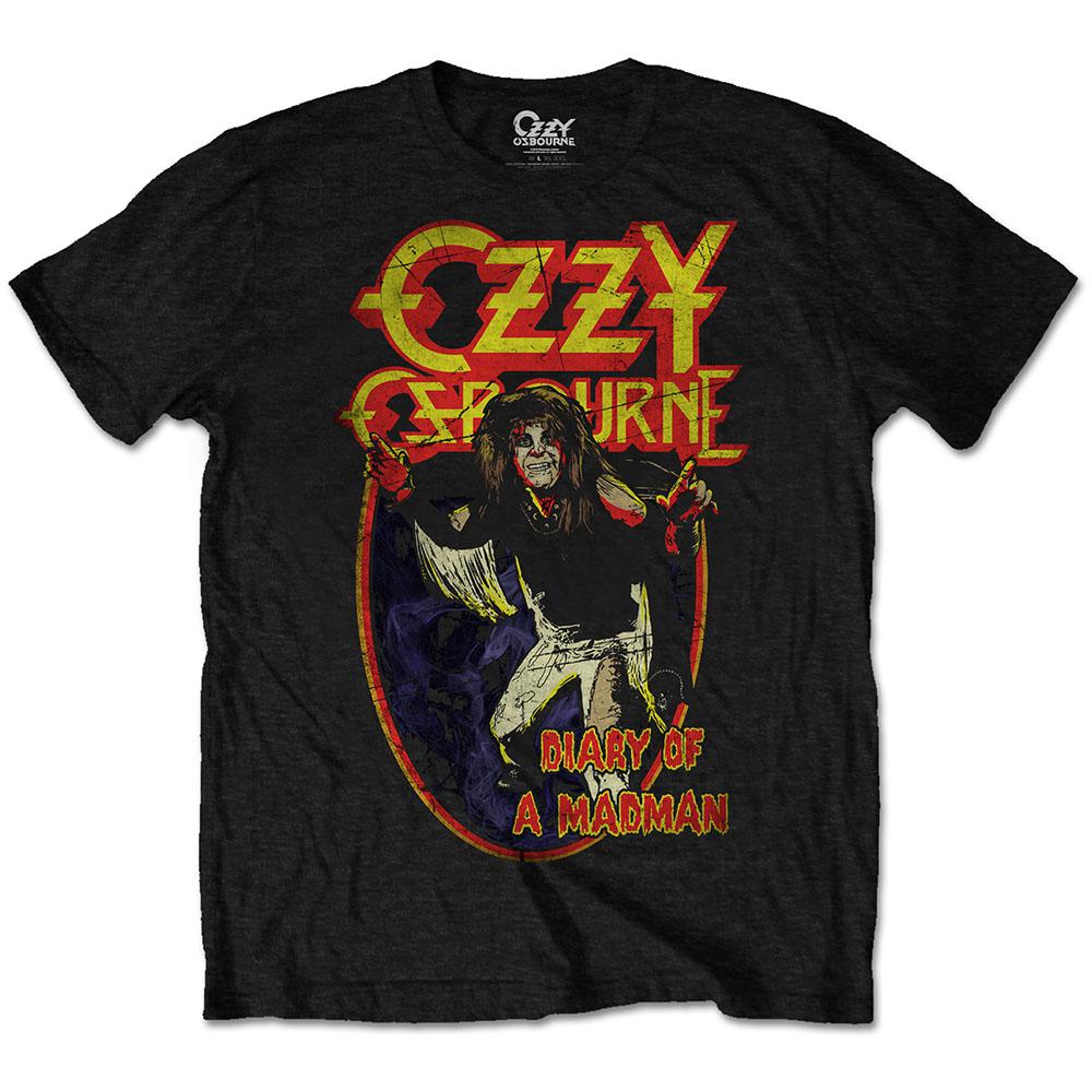 Ozzy Osbourne - Diary Of A Mad Man Heren Tshirt - Zwart